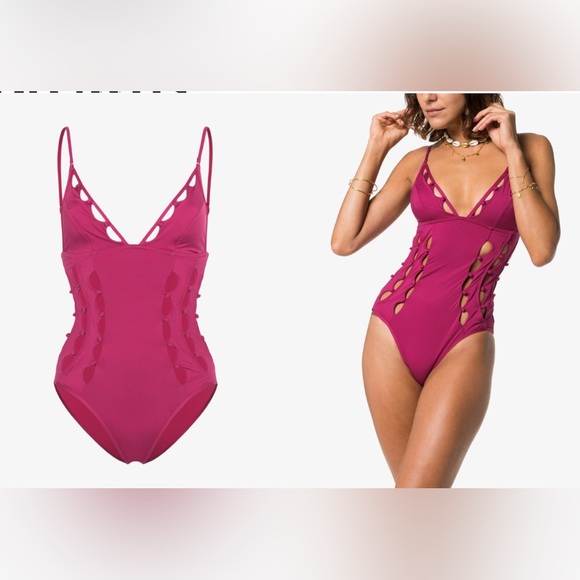 Zimmermann Goldie crescent cutout one piece NWT size 6-8 - Picture 4 of 14